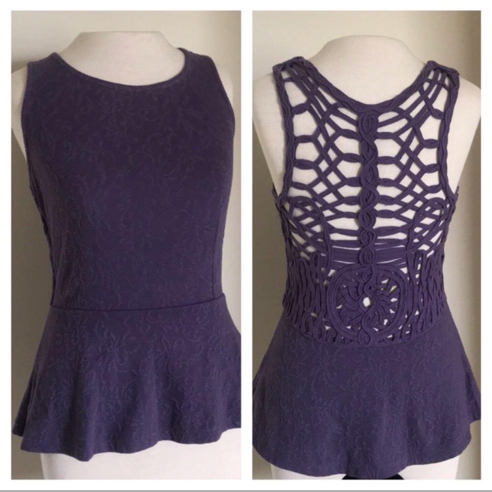 Free People peplum tank top - Picture 3 of 8